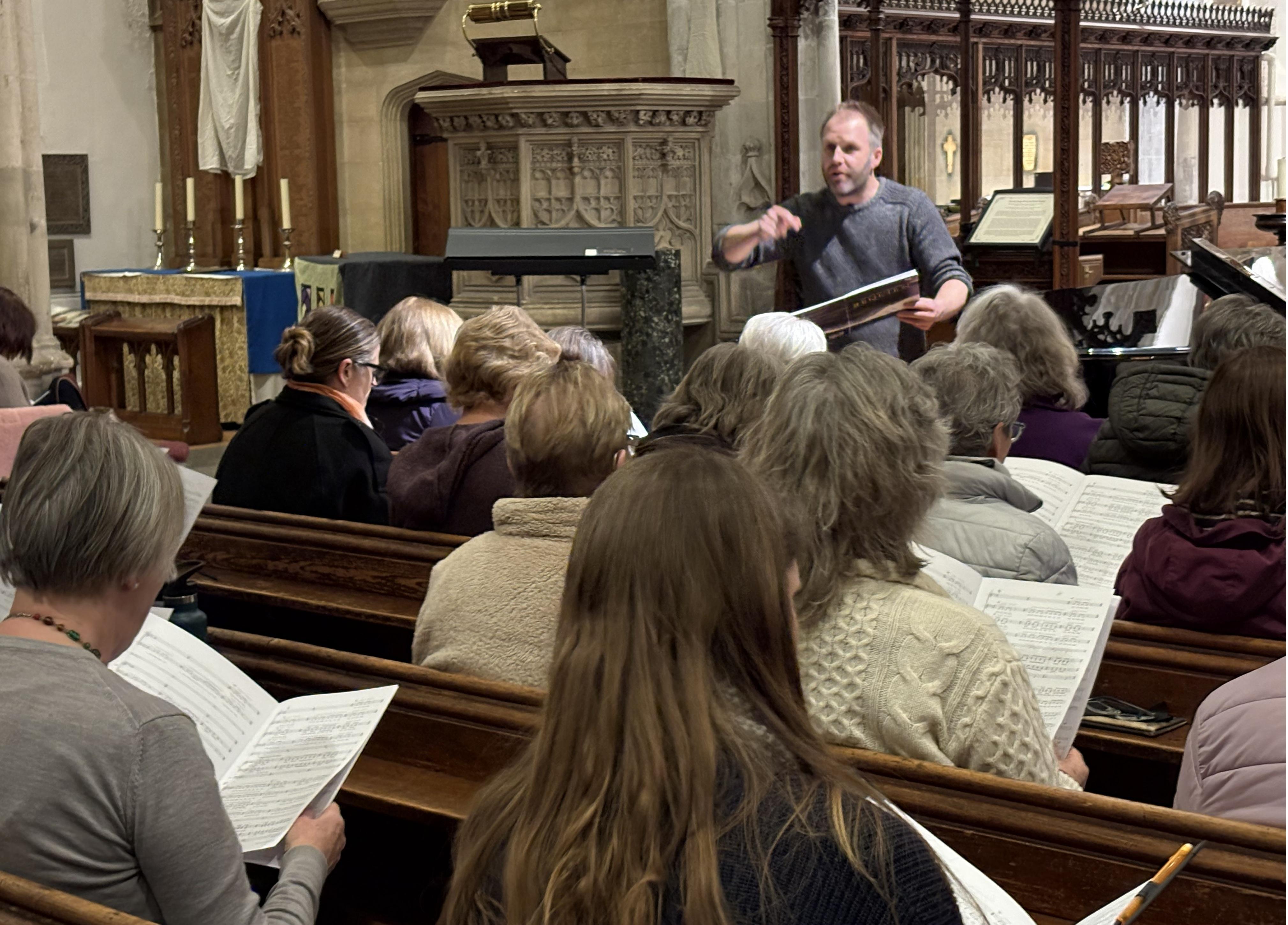 Matthew Coleridge at rehearsal! Matthew Coleridge at rehearsal!